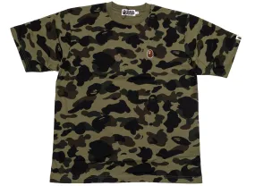 A Bathing Ape 1st Camo One Point Tee in Green