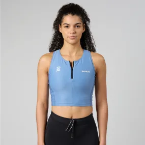 Ares Flex™ Zip Front Race Crop - Skyline