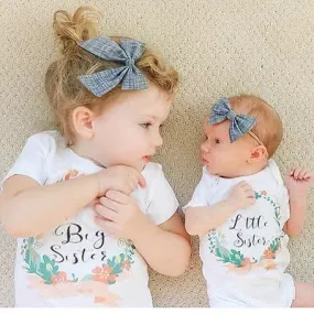 Baby Kid Girl Sister Matching