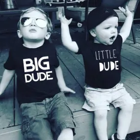 Big Dude & Little Dude Brother Matching T-Shirts (MRK X)