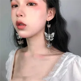 Butterfly Tassel Earrings