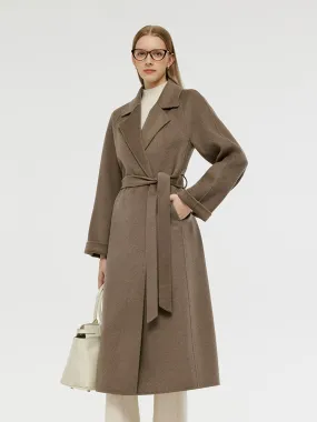 Cashmere Wool Unisex Wrap Coat