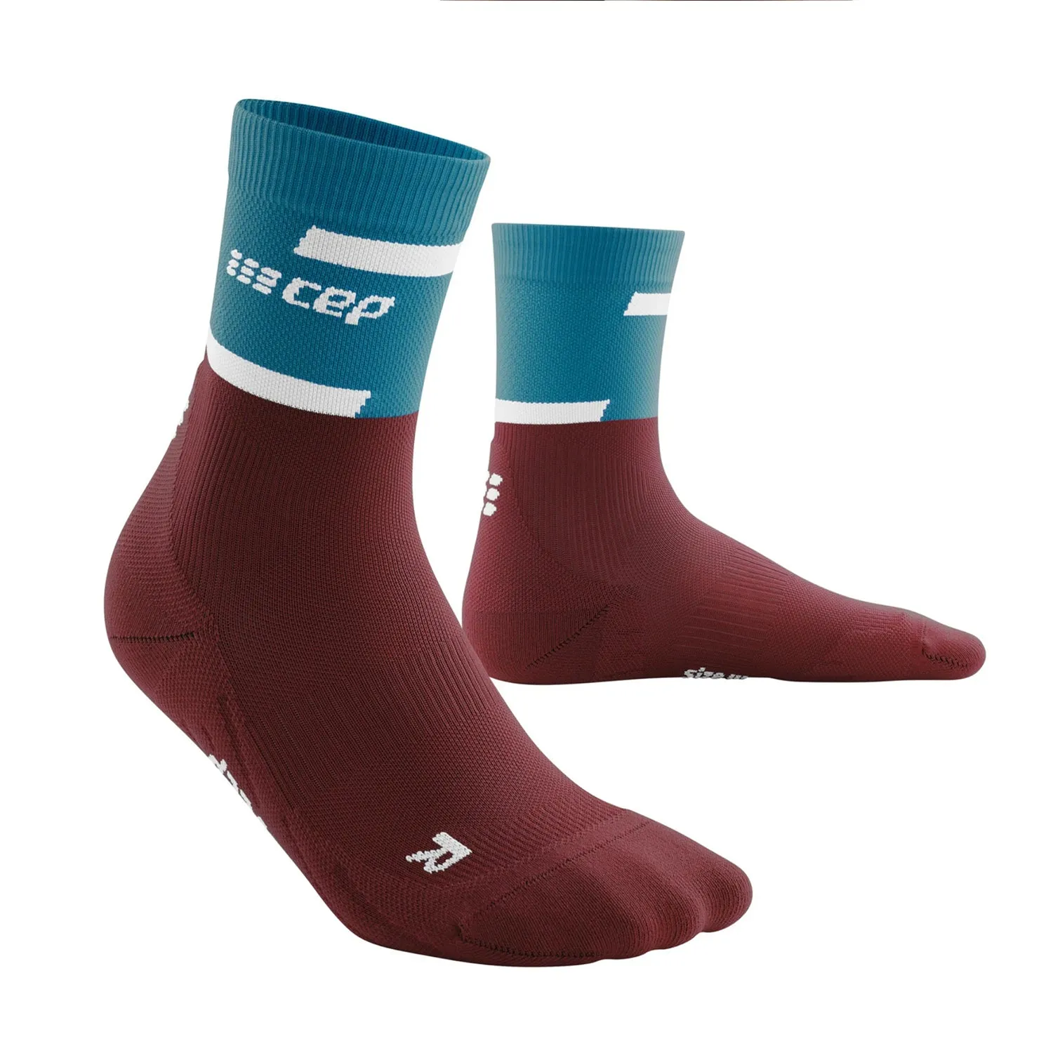 CEP Men's The Run Mid Cut Compression Socks 4.0