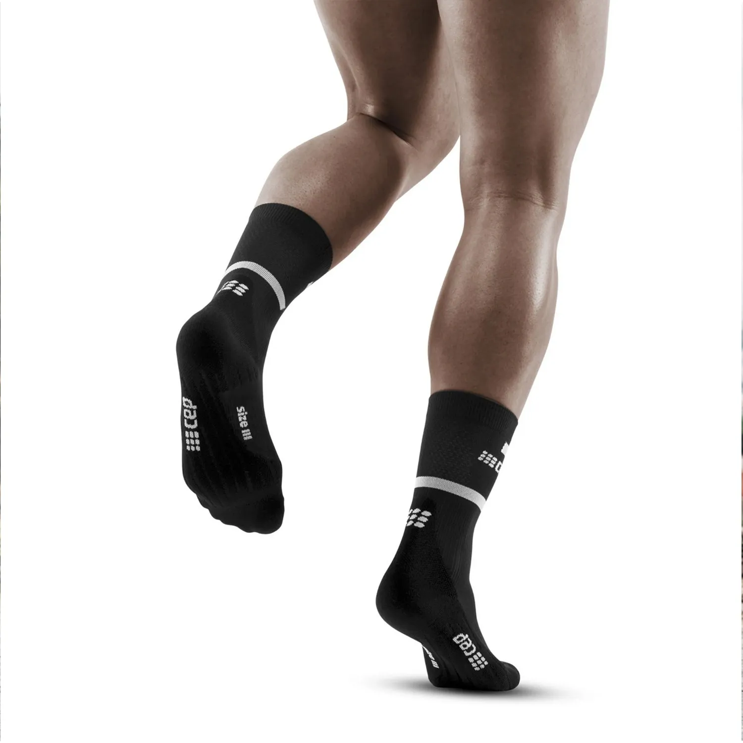 CEP Men's The Run Mid Cut Compression Socks 4.0