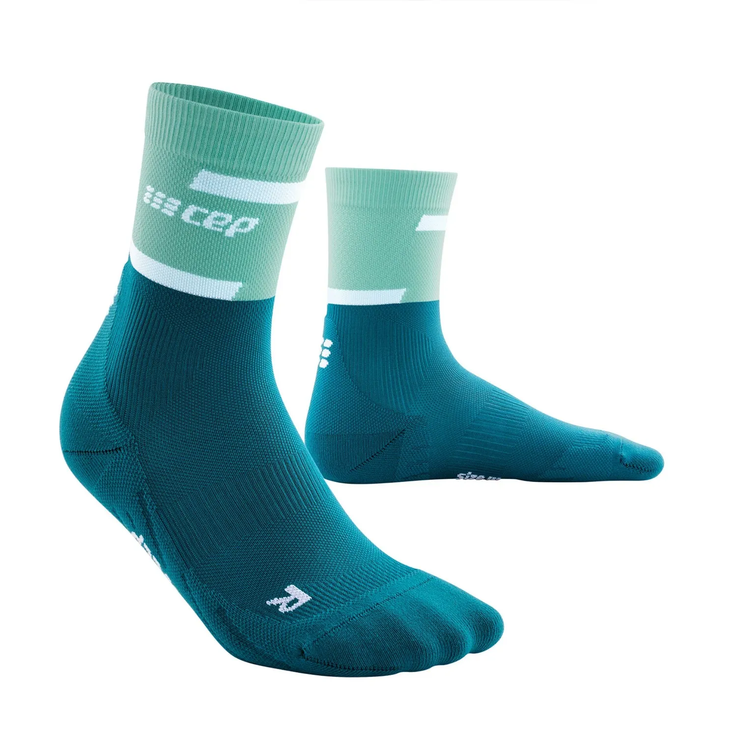 CEP Men's The Run Mid Cut Compression Socks 4.0