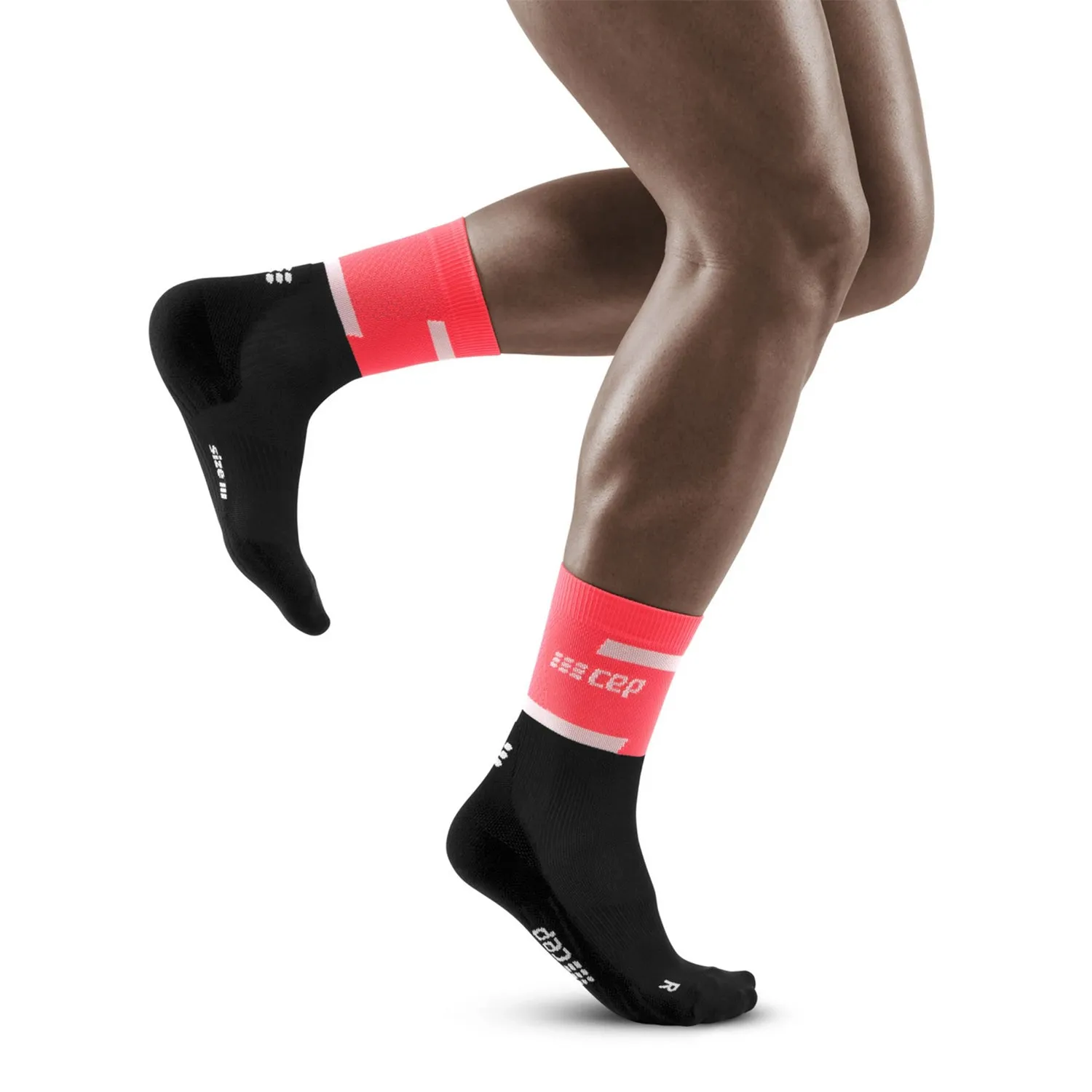 CEP Men's The Run Mid Cut Compression Socks 4.0