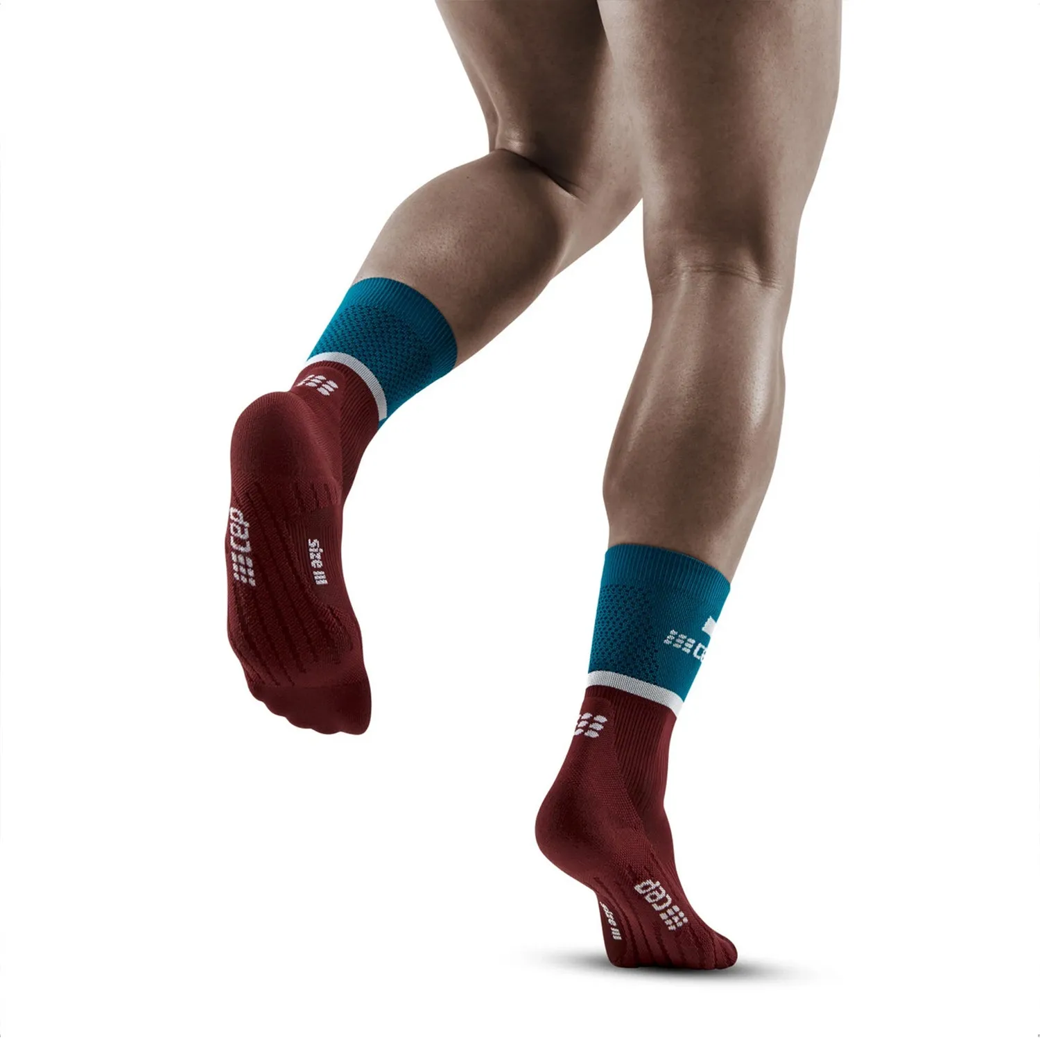 CEP Men's The Run Mid Cut Compression Socks 4.0