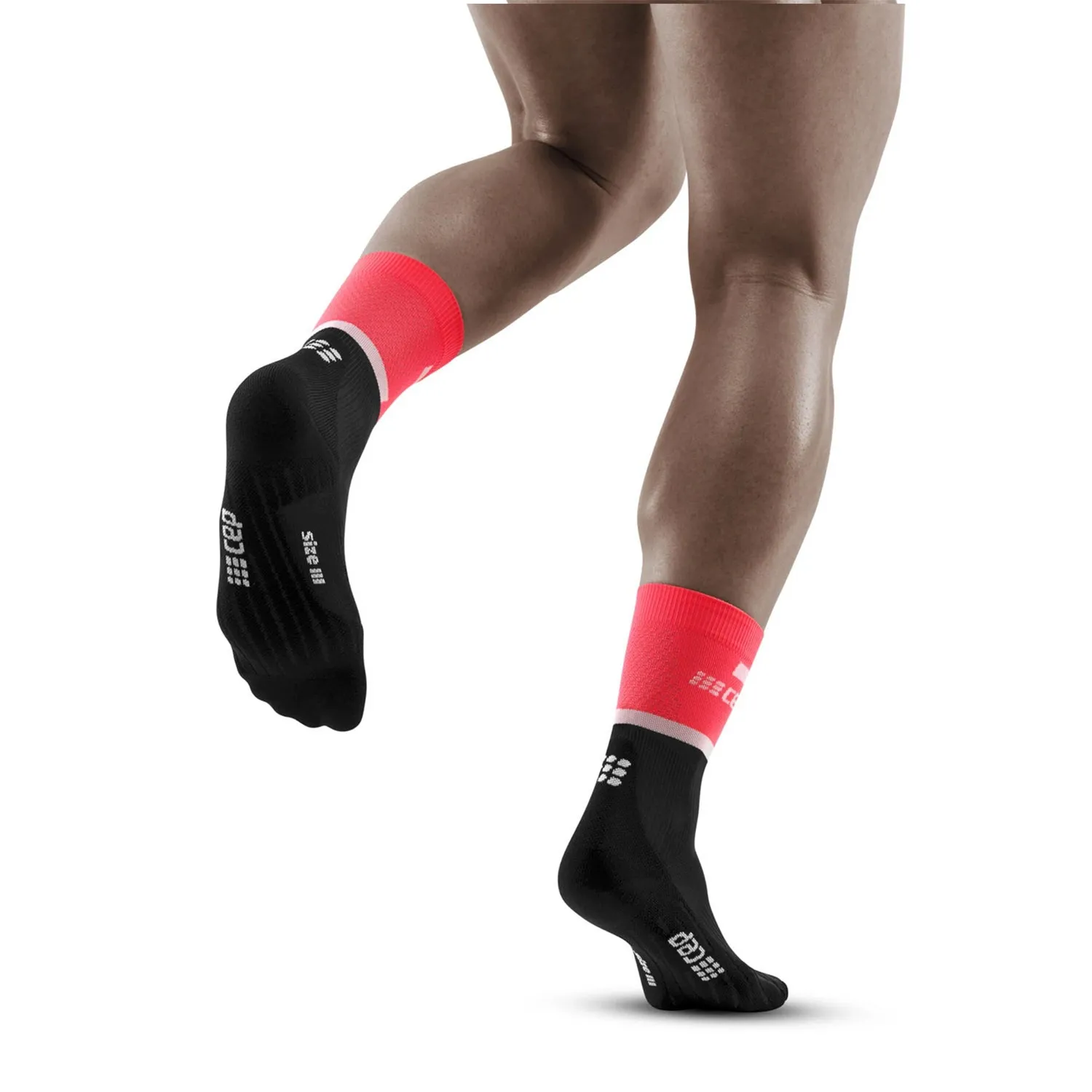 CEP Men's The Run Mid Cut Compression Socks 4.0