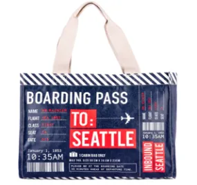 Chalo - Seattle Boarding Pass Travel Tote