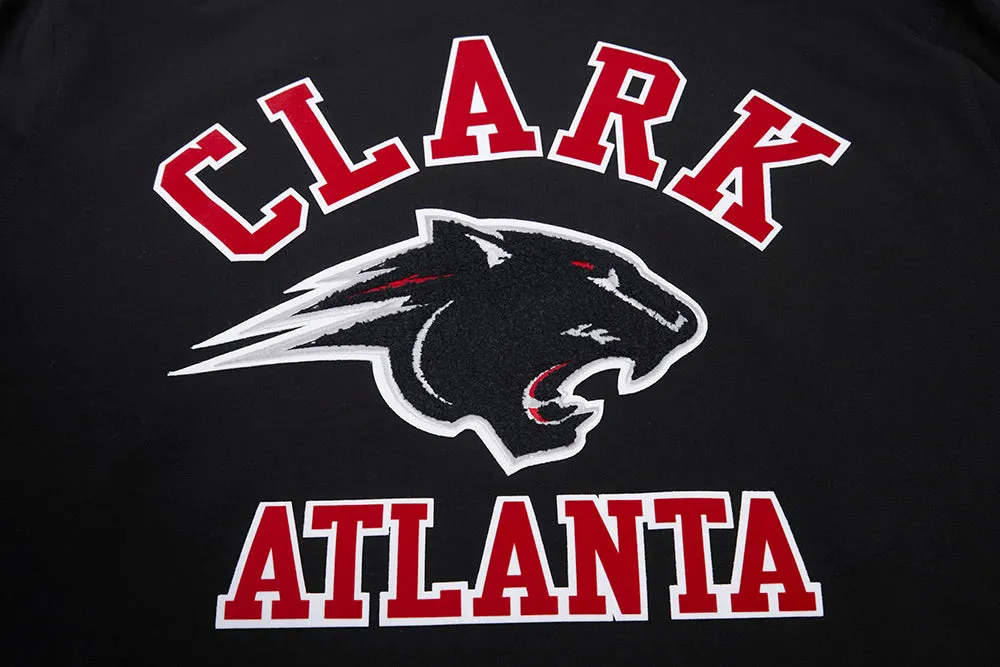 CLARK ATLANTA UNIVERSITY CLASSIC MEN'S STACKED LOGO TEE (BLACK)