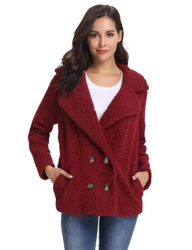 Fashion All-Match Casual Ladies Plush Coat