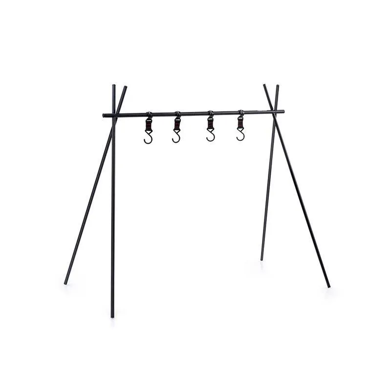 Folding Aluminum Alloy  Camping Rack with hook