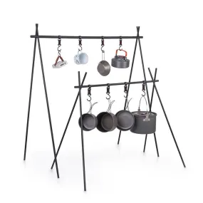 Folding Aluminum Alloy  Camping Rack with hook