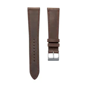 French Calfskin Strap-Dark Brown