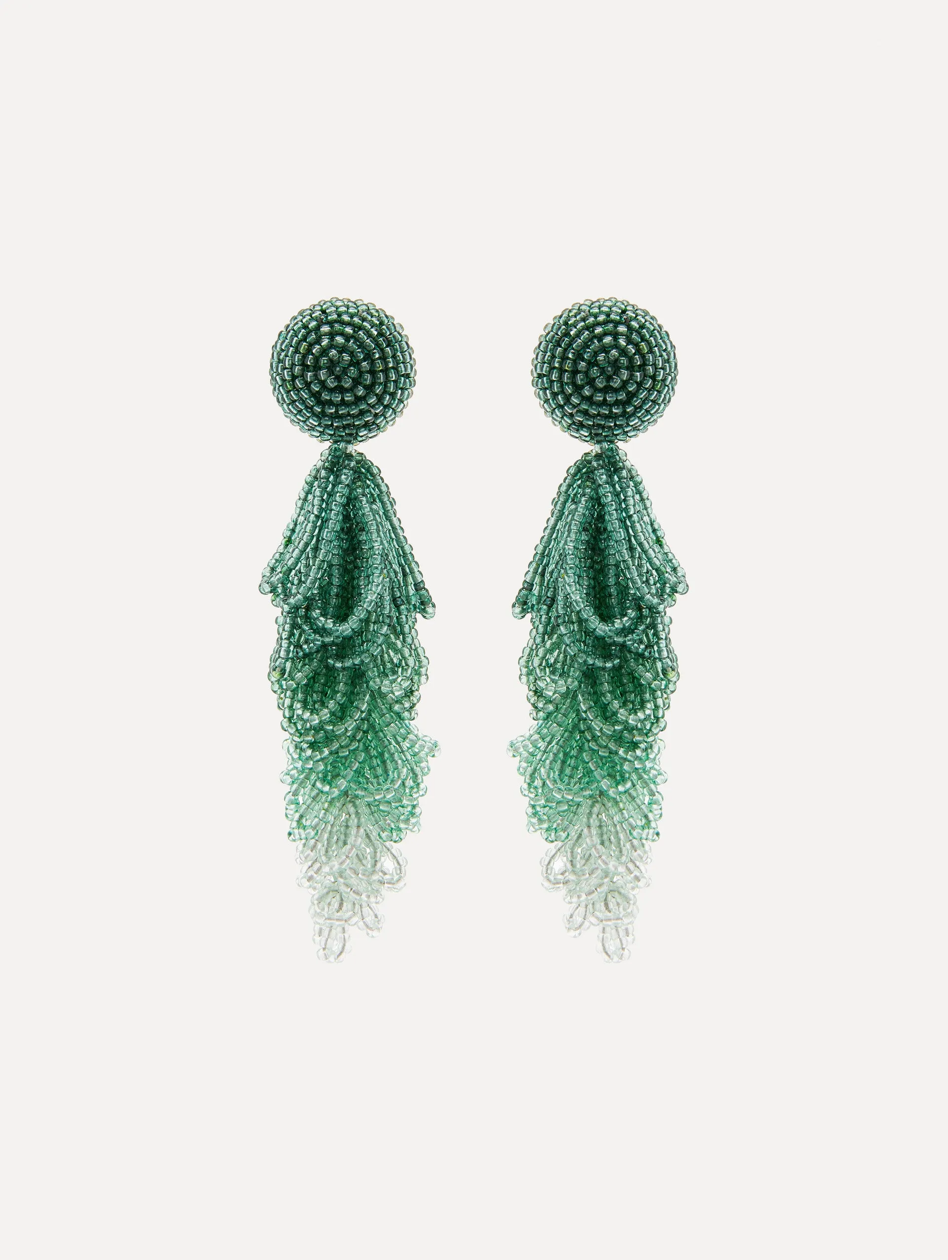 Looped Tassel Clip-On Earrings