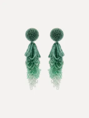 Looped Tassel Clip-On Earrings