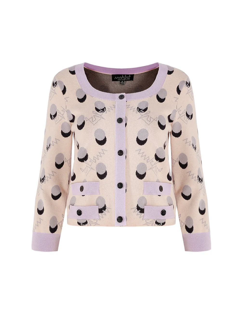 MARK FAST Women Jacquard Dots Knitted Pullover