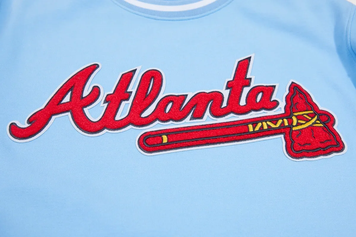 MLB ATLANTA BRAVES CLASSIC CHENILLE MEN'S TOP (UNIVERSITY BLUE)