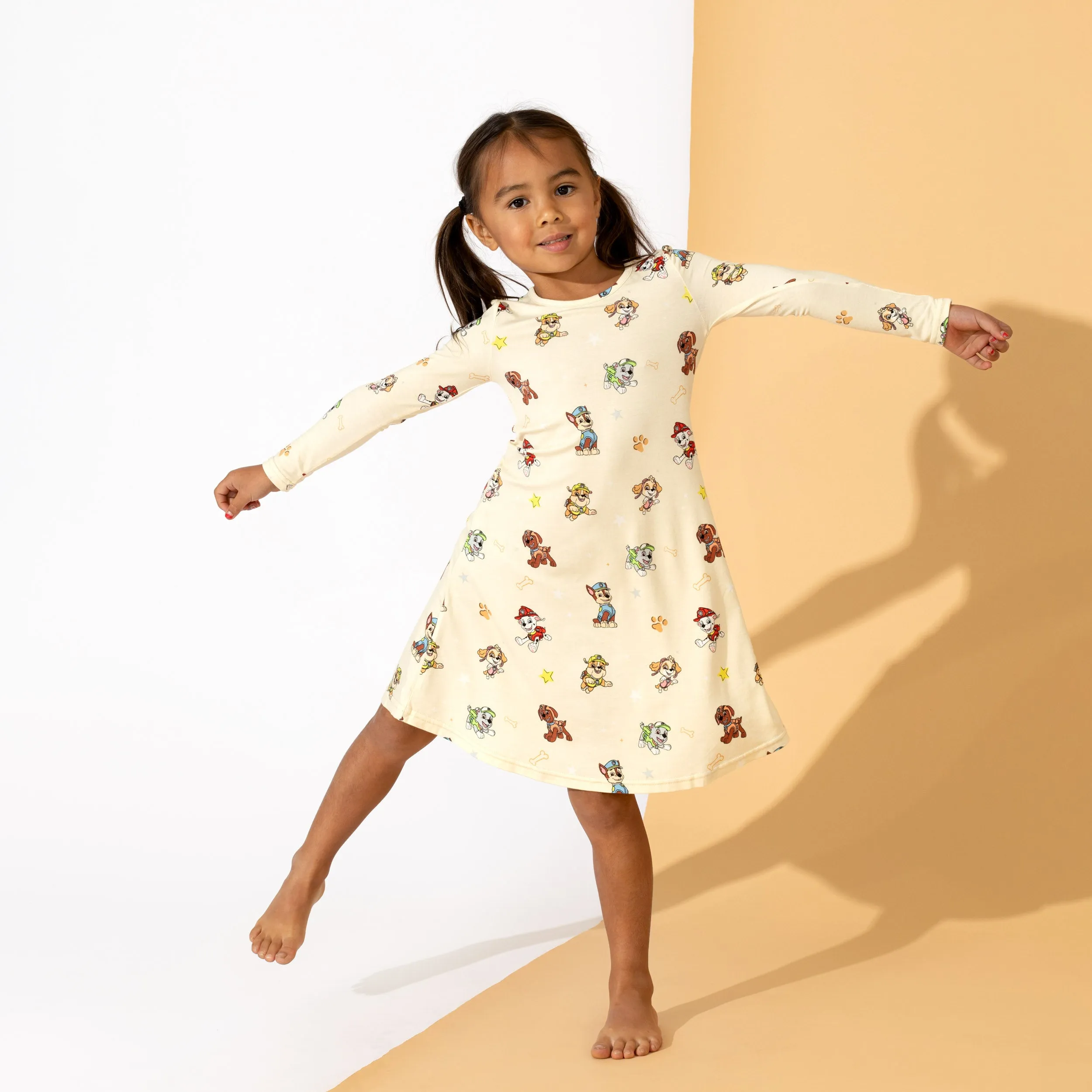 PAW Patrol: Classic Bamboo Girls' Long Sleeve Dress