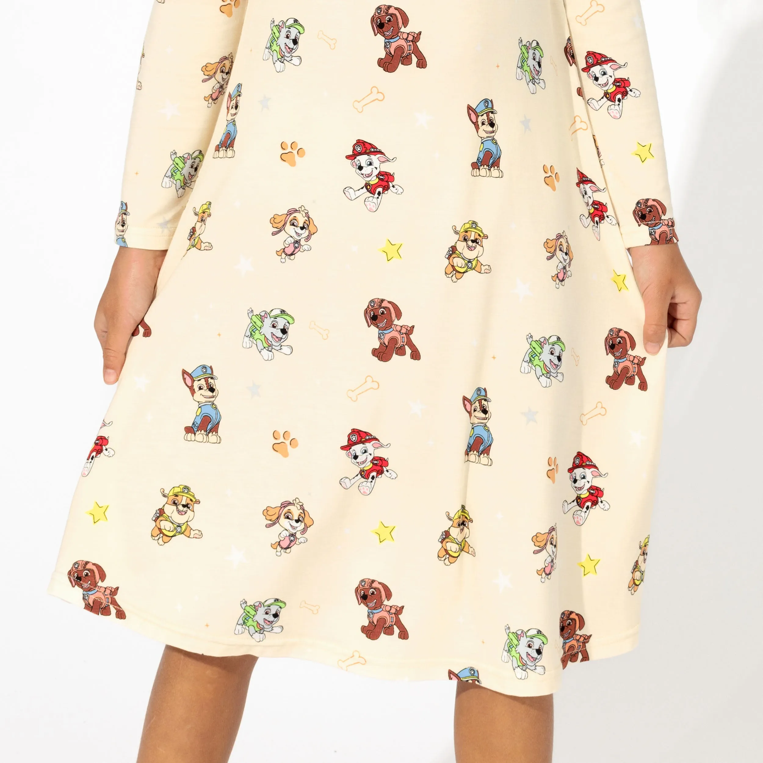 PAW Patrol: Classic Bamboo Girls' Long Sleeve Dress