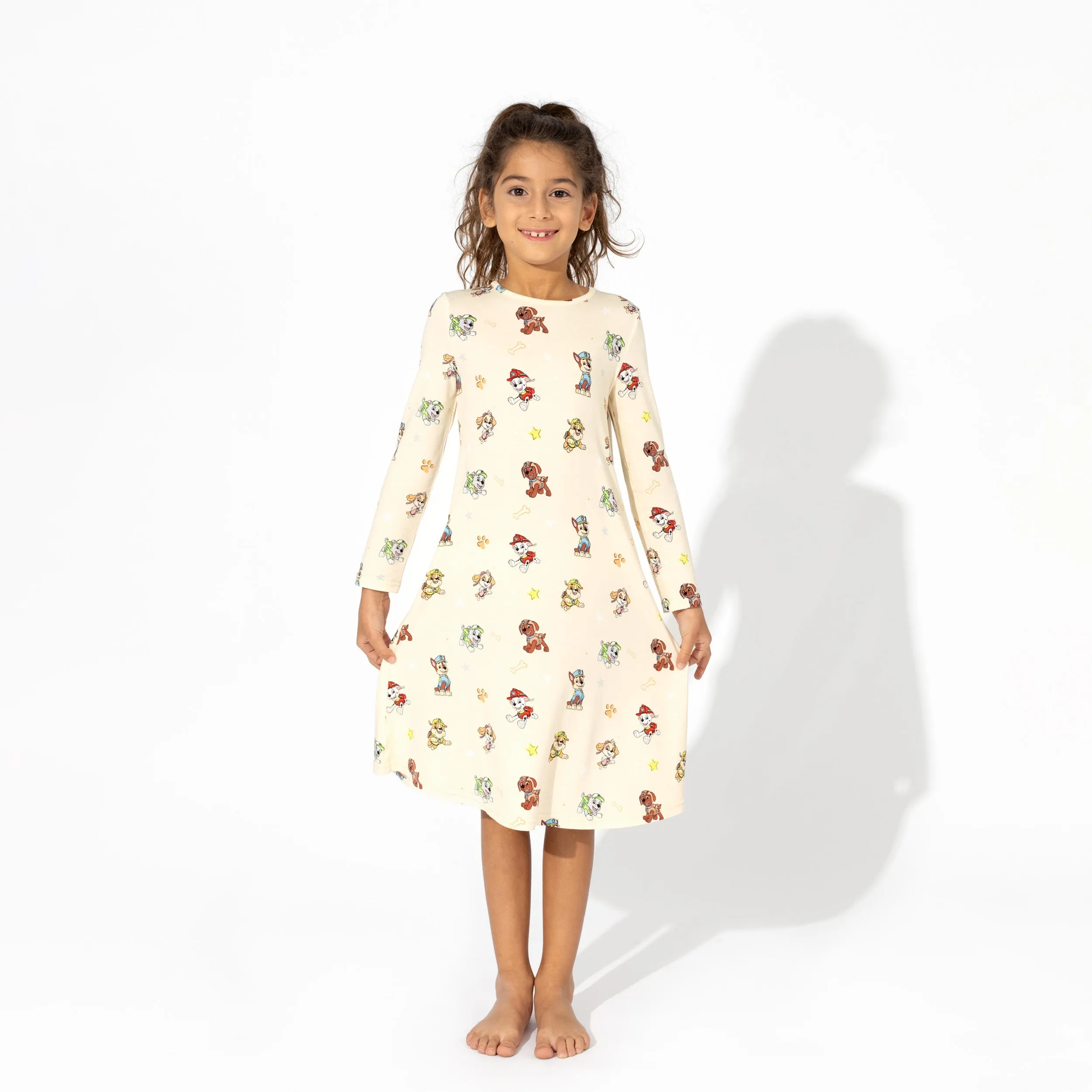 PAW Patrol: Classic Bamboo Girls' Long Sleeve Dress