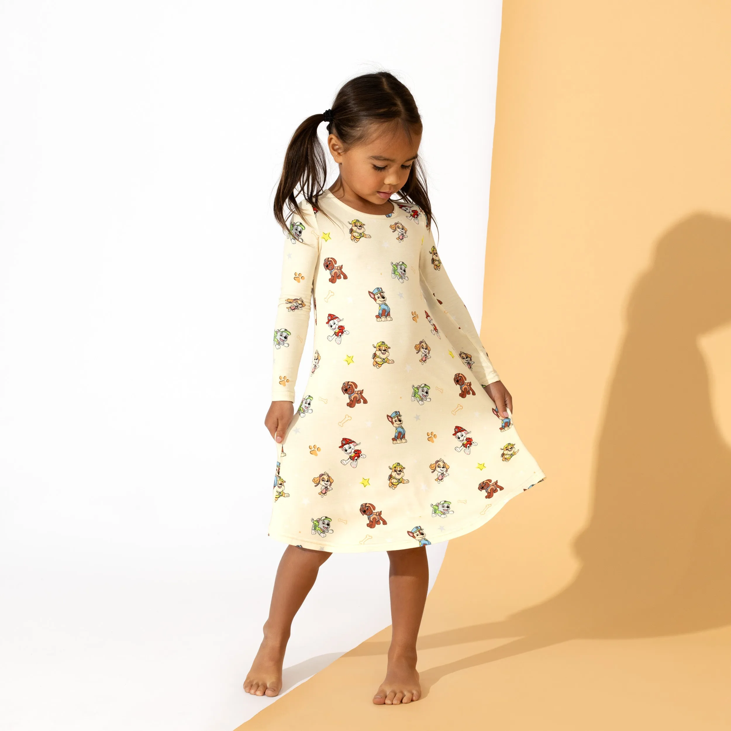 PAW Patrol: Classic Bamboo Girls' Long Sleeve Dress