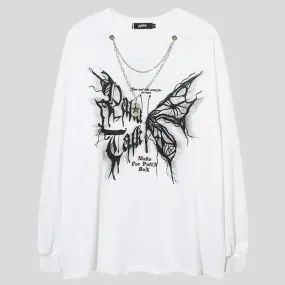 Spiderweb Shaped Butterfly Tees