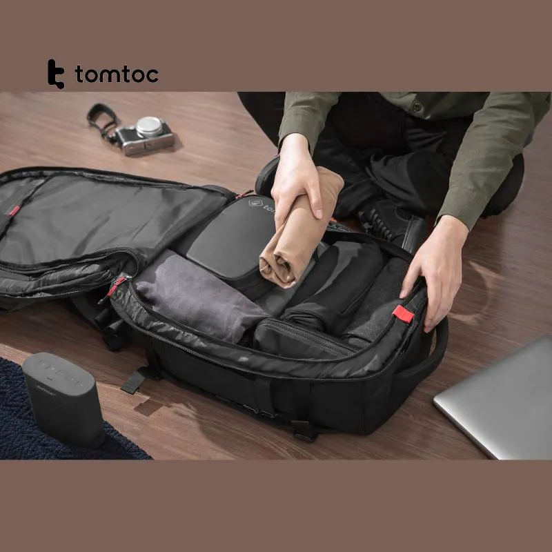 Tomtoc Navigator-A82 Travel Laptop Backpack 17″ (Black)