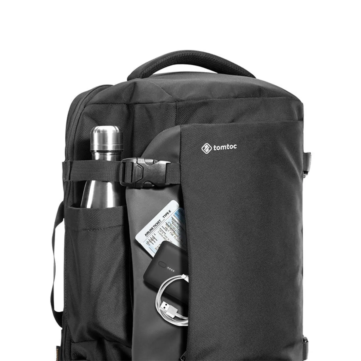 Tomtoc Navigator-A82 Travel Laptop Backpack 17″ (Black)