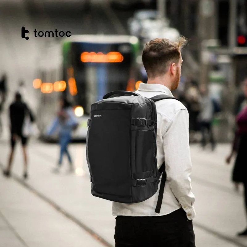 Tomtoc Navigator-A82 Travel Laptop Backpack 17″ (Black)