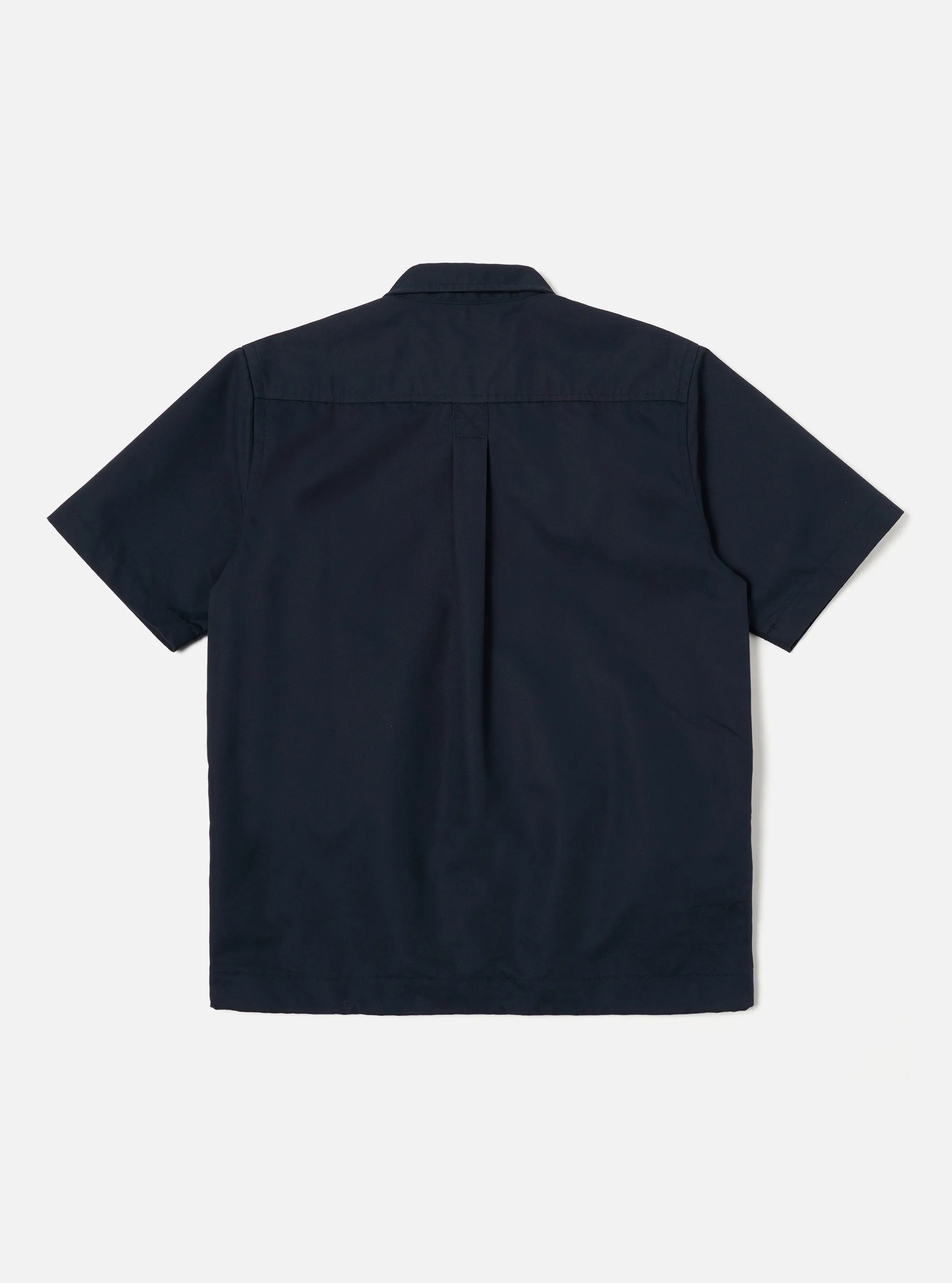 Universal Works Tech Overshirt in Navy Brushed Polytech