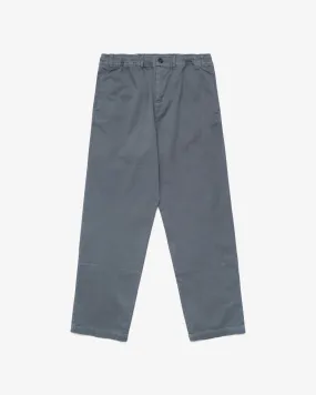 Washed Cotton Twill Cropped Chino Pant